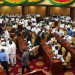 Ghana’s Parliament Erupts into Chaos as NDC MP whisks away Speaker’s seat